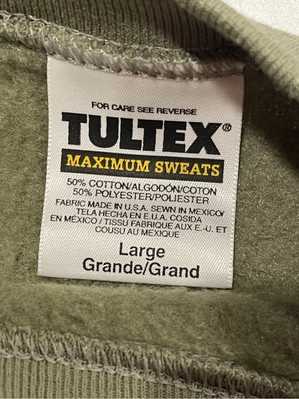 Tultex maximum Sweats vintage 1990s cottage core applique bunny sweatshirt SZ LG - Picture 8 of 13